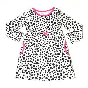 Girls Dalmatian Printed Dress